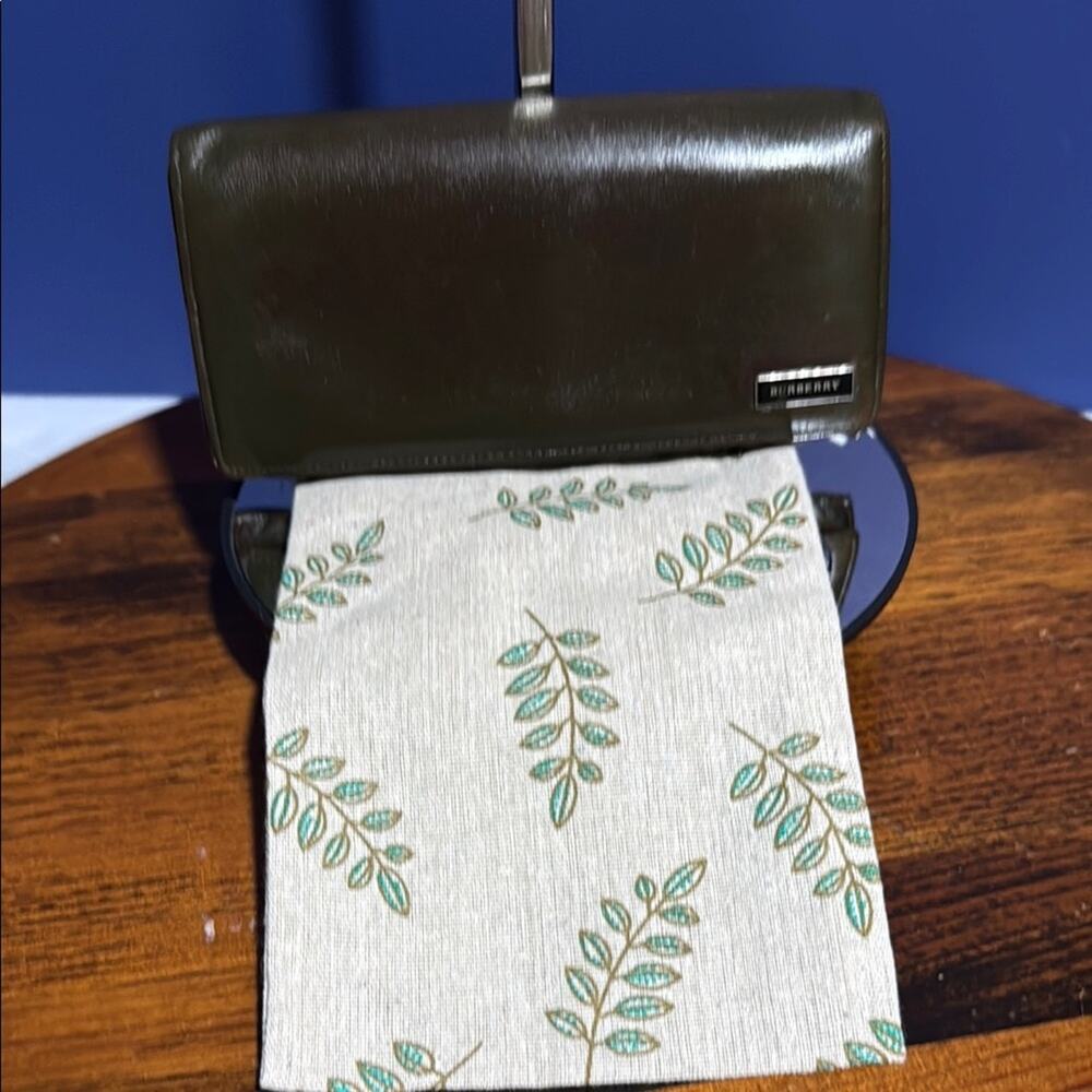 Burberry Dark Brown Leather Clutch - Picture 11 of 11